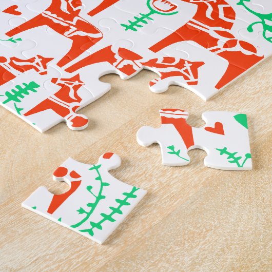 Dala Pferd Puzzle (Seite)