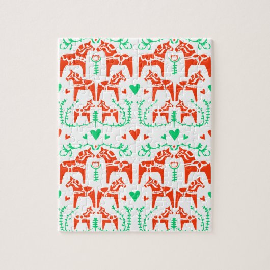 Dala Pferd Puzzle (Vertikal)