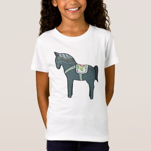Dala Pferd T-Shirt (Vorderseite)