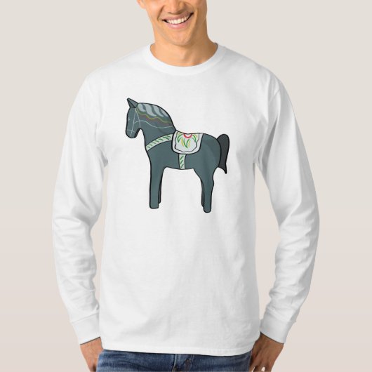 Dala Pferd T-Shirt (Vorderseite)