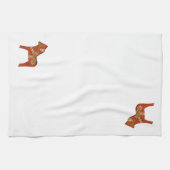 Dala Pferd von Julia Kitchen Handtuch (Horizontal)