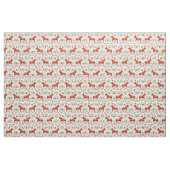 Dala Pferd Weihnachten Stoff (Fat Quarter (45,7 x 55,9 cm))