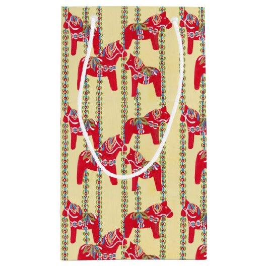 Dala Pferde Kleine Geschenktüte (Rückseite)