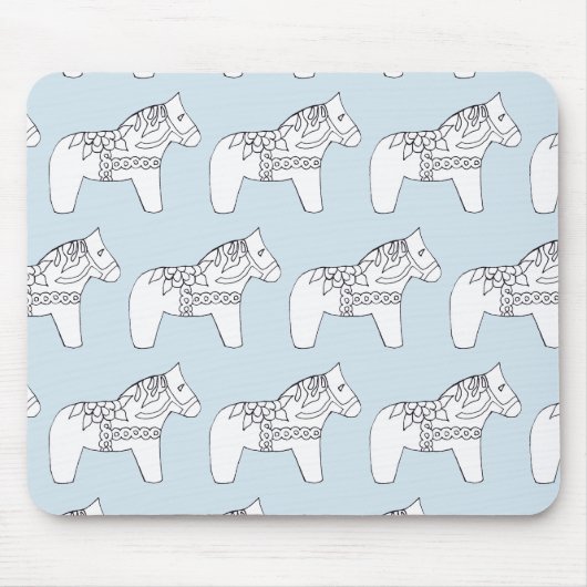 dala Pferde Mousepad (Vorne)