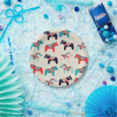 Dala Pferde Papier Teller (Party)