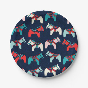 Dala Pferde Papier Teller