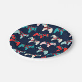 Dala Pferde Papier Teller (Schrägansicht)