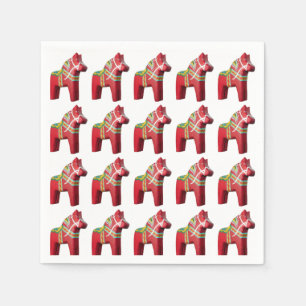 Dala Pferde Papierservietten