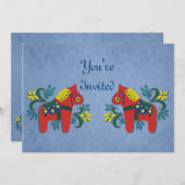 Dala PferdeParty Einladung (Vorne/Hinten)