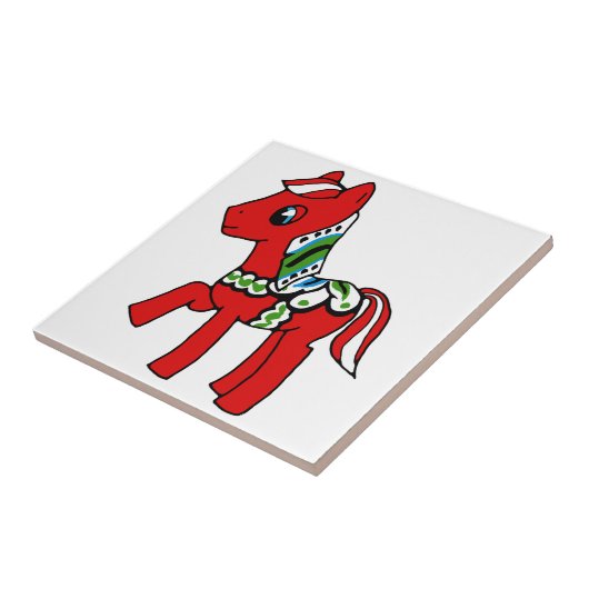 Dala Pferdepony Fliese (Seite)