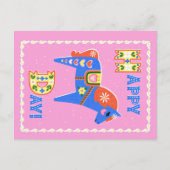 Dala-Pferdepostkarte Postkarte (Vorderseite)