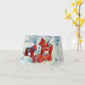 Dala Pferdesammler Notecard Karte (Gelbe Blume)