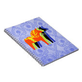 Dala PferdeSpirale - Notizblock (Rechte Seite)