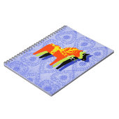 Dala PferdeSpirale - Notizblock (Linke Seite)