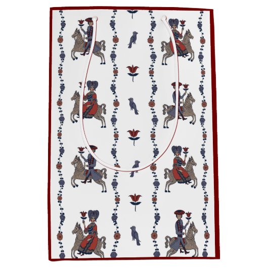 Dala W - Papiertasche Mittlere Geschenktüte (Vorderseite)