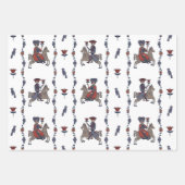 Dala W - Schleifpapier Geschenkpapier Set (Vorderseite 3)