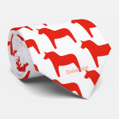 Dalahäst Krawatte (Gerollt)