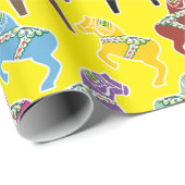 Dalahäst pattern geschenkpapier (Rolleneckpunkt)