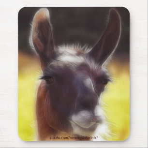Dalai an der LLAMA Fun Animal Mousepad