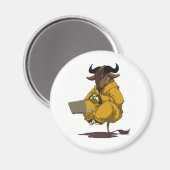 Dalai Gnu Magnet (Vorderseite/Rückseite)