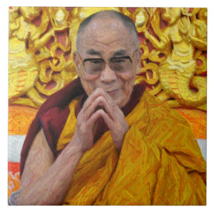 Dalai Lama Buddha Buddhistischer Buddhismus Medita Fliese
