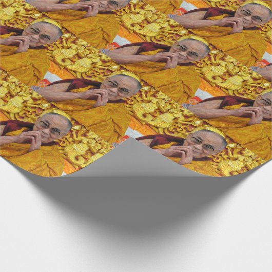 Dalai Lama Buddha Buddhistischer Buddhismus Medita Geschenkpapier (Ecke)