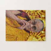 Dalai Lama Buddha Buddhistischer Buddhismus Medita Puzzle (Horizontal)