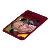 Dalai Lama Gebet mit Om Mani Padme Hum Mantra Magnet (Linke Seite)