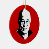Dalai Lama Keramikornament (Rechts)