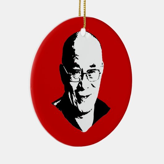 Dalai Lama Keramikornament (Rechts)