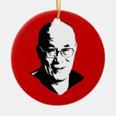 Dalai Lama Keramikornament (Vorne)