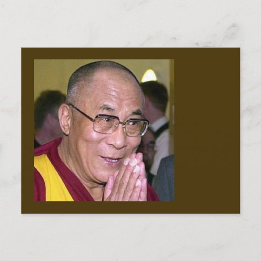 Dalai Lama Postkarte (Vorderseite)