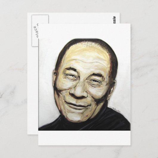 Dalai Lama Postkarte (Vorne/Hinten)
