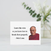 dalai lama quote 2b postkarte (Stehend Vorderseite)