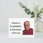 dalai lama quote 4b postkarte (Stehend Vorderseite)