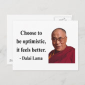 dalai lama quote 4b postkarte (Vorne/Hinten)