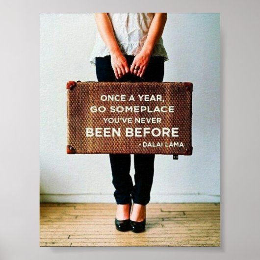 Dalai Lama Travel Poster (Vorne)