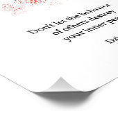 Dalai Lama Zitat, Dalai Lama, Dalai Lama-Poster Fotodruck (Ecke)