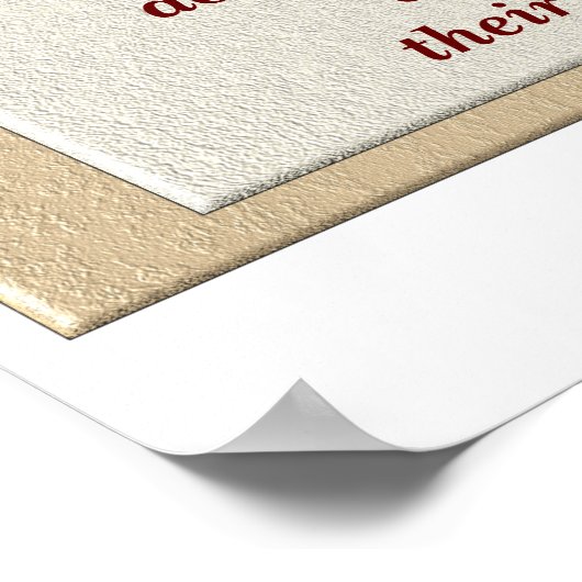 Dalai Lama Zitat - Poster (Ecke)