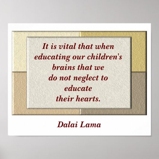 Dalai Lama Zitat - Poster (Vorne)