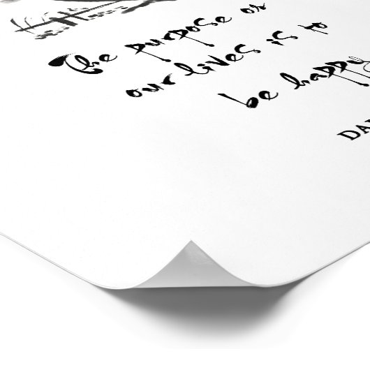 Dalai Lama zitiert Dalai Lama Zuhause Poster (Ecke)