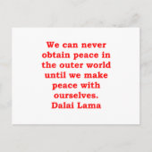 dalai lama zitiert postkarte (Vorderseite)