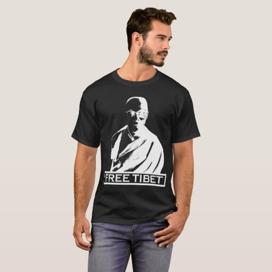 Dalai- Lamaweiß T-Shirt (Vorne ganz)