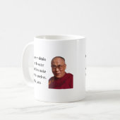 Dalai- Lamazitat 10b Kaffeetasse (Vorderseite Links)
