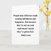 Dalai- Lamazitat 1a Karte (Gelbe Blume)