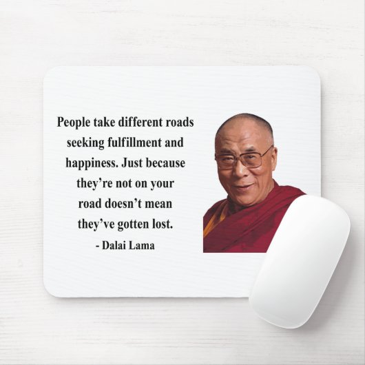 Dalai- Lamazitat 1b Mousepad (Mit Mouse)
