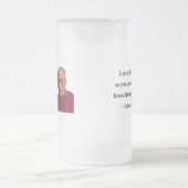 Dalai- Lamazitat 2b Mattglas Bierglas (Mittel)