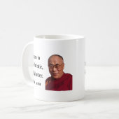 Dalai- Lamazitat 4b Kaffeetasse (Vorderseite Links)