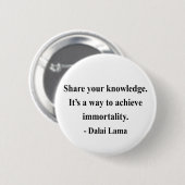 Dalai- Lamazitat 5a Button (Vorne & Hinten)