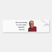 Dalai- Lamazitat 5b Autoaufkleber (Vorne)